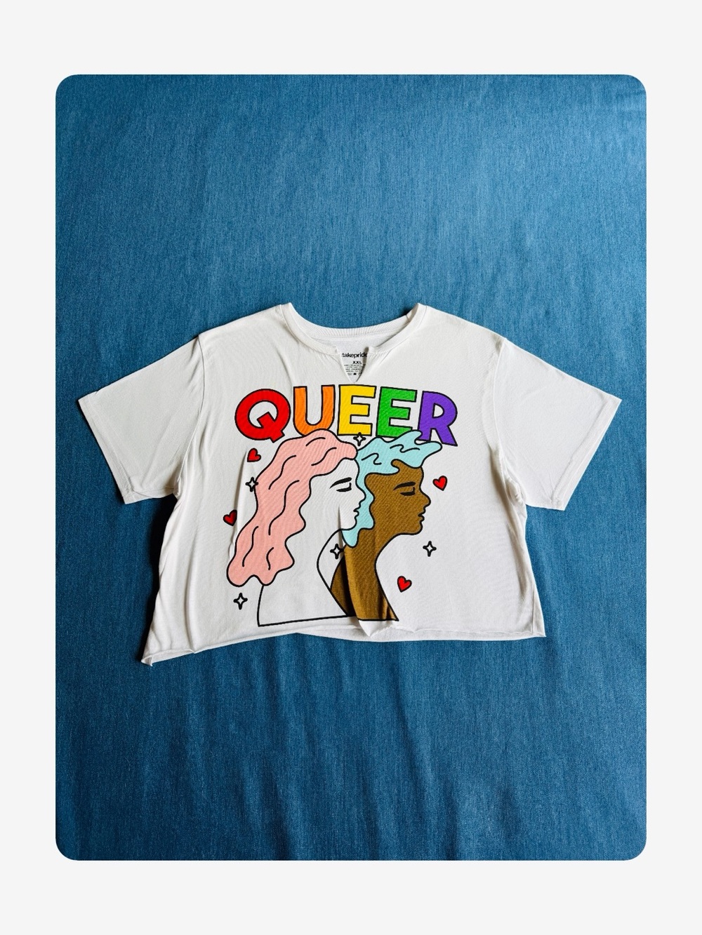 ★ Target TakePride Queer Seasonal Staple Fashion Forward Casual Tee White XXL ★